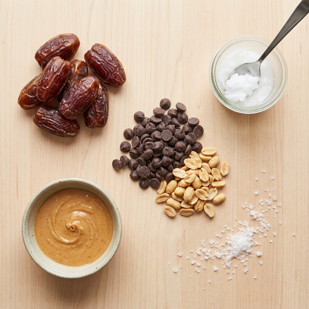 Dark Chocolate Peanut Butter Date Bars photo 2