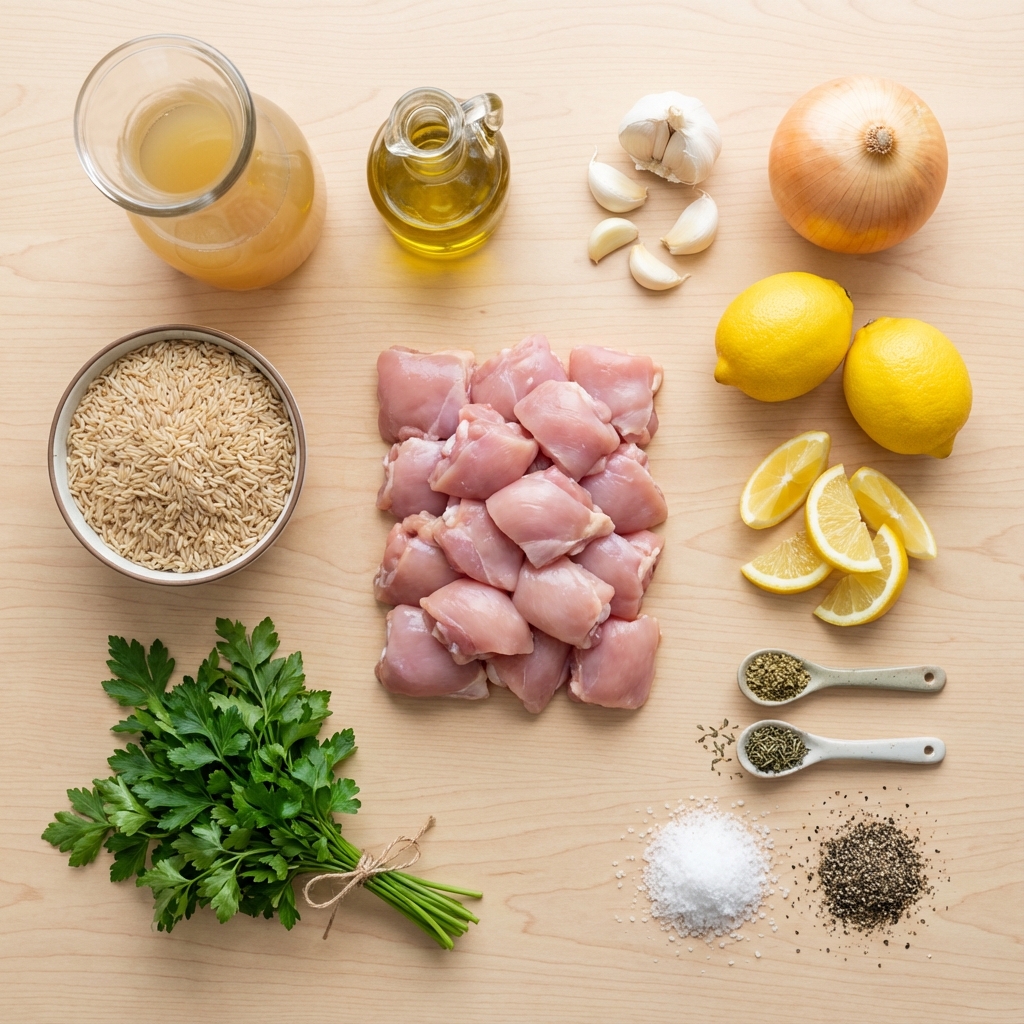 Baked Lemon Herb Chicken and Brown Rice photo 2