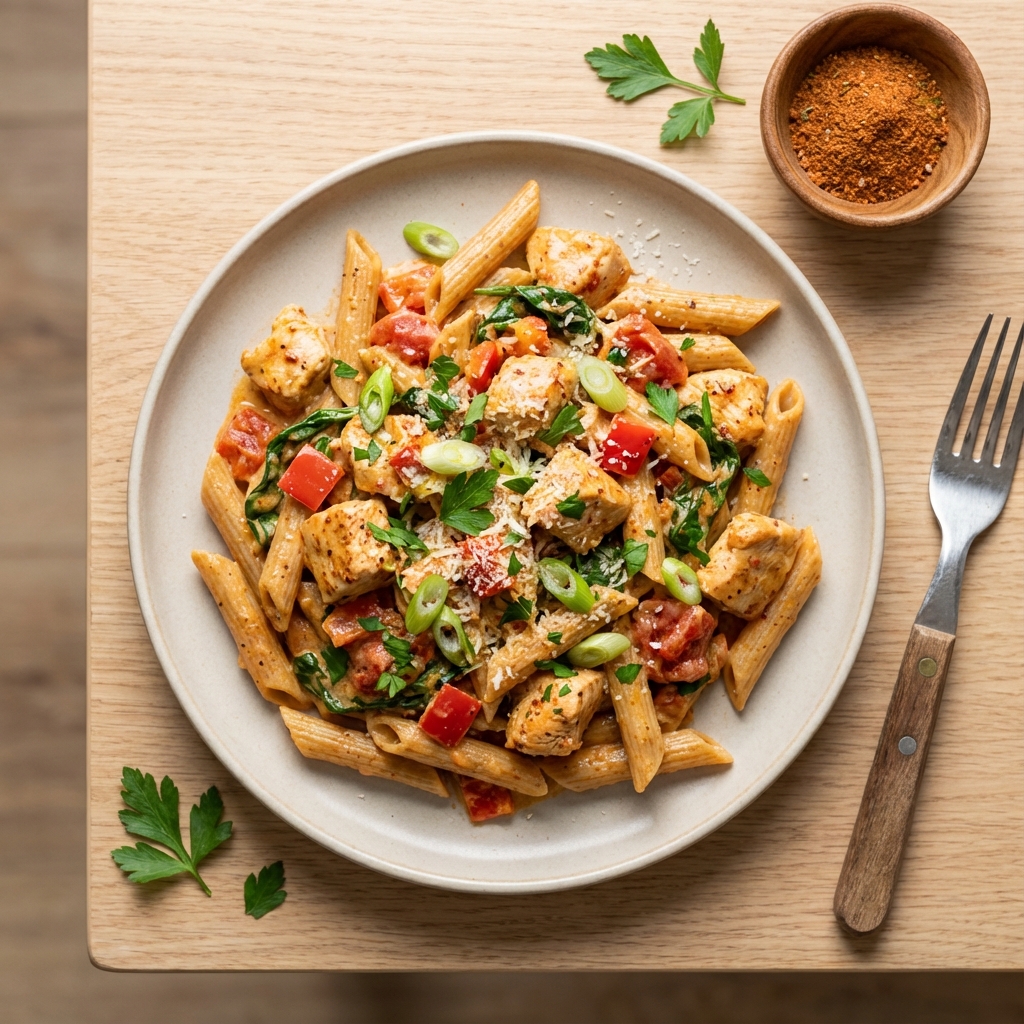 Creamy Cajun Chicken Pasta