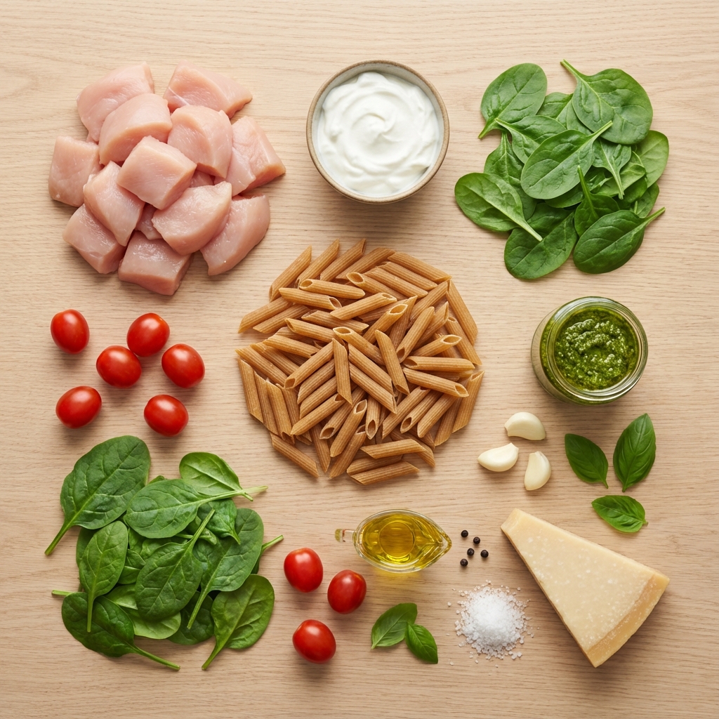 Creamy Pesto Chicken Pasta photo 2