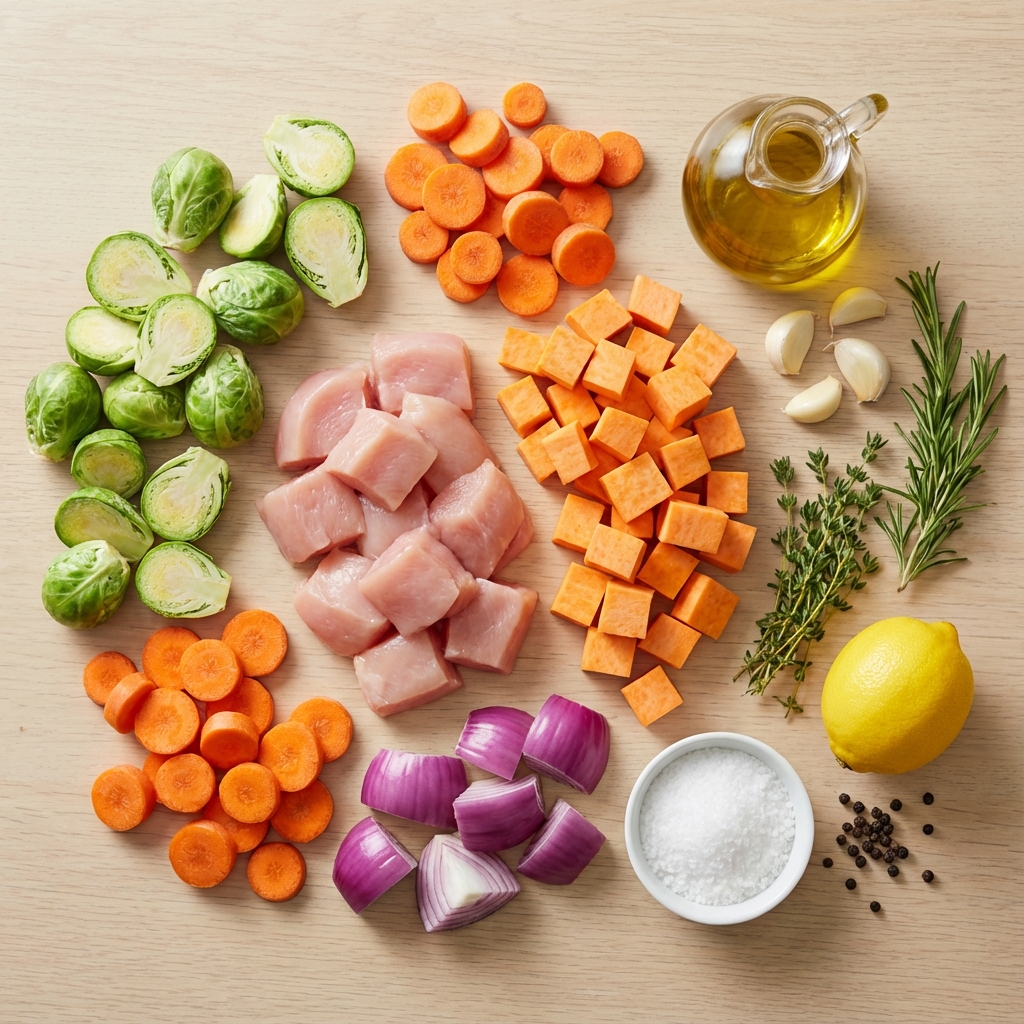 Sheet Pan Garlic Herb Chicken and Harvest Vegetables photo 2