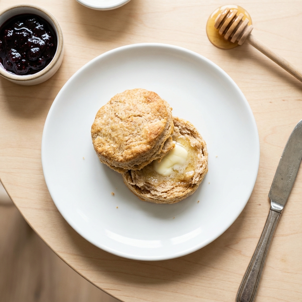 Whole Wheat Buttermilk Pan Biscuits
