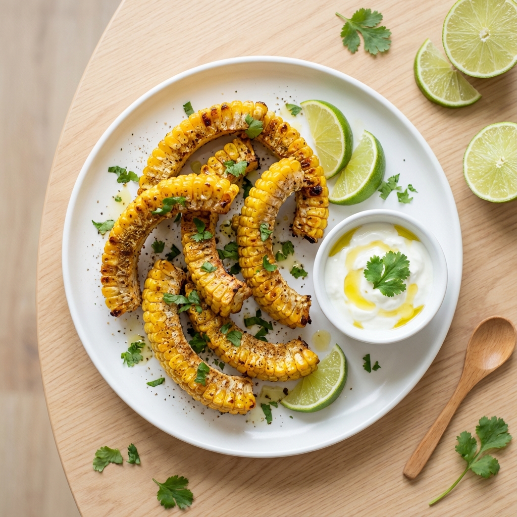 Smoky Air Fryer Corn Ribs