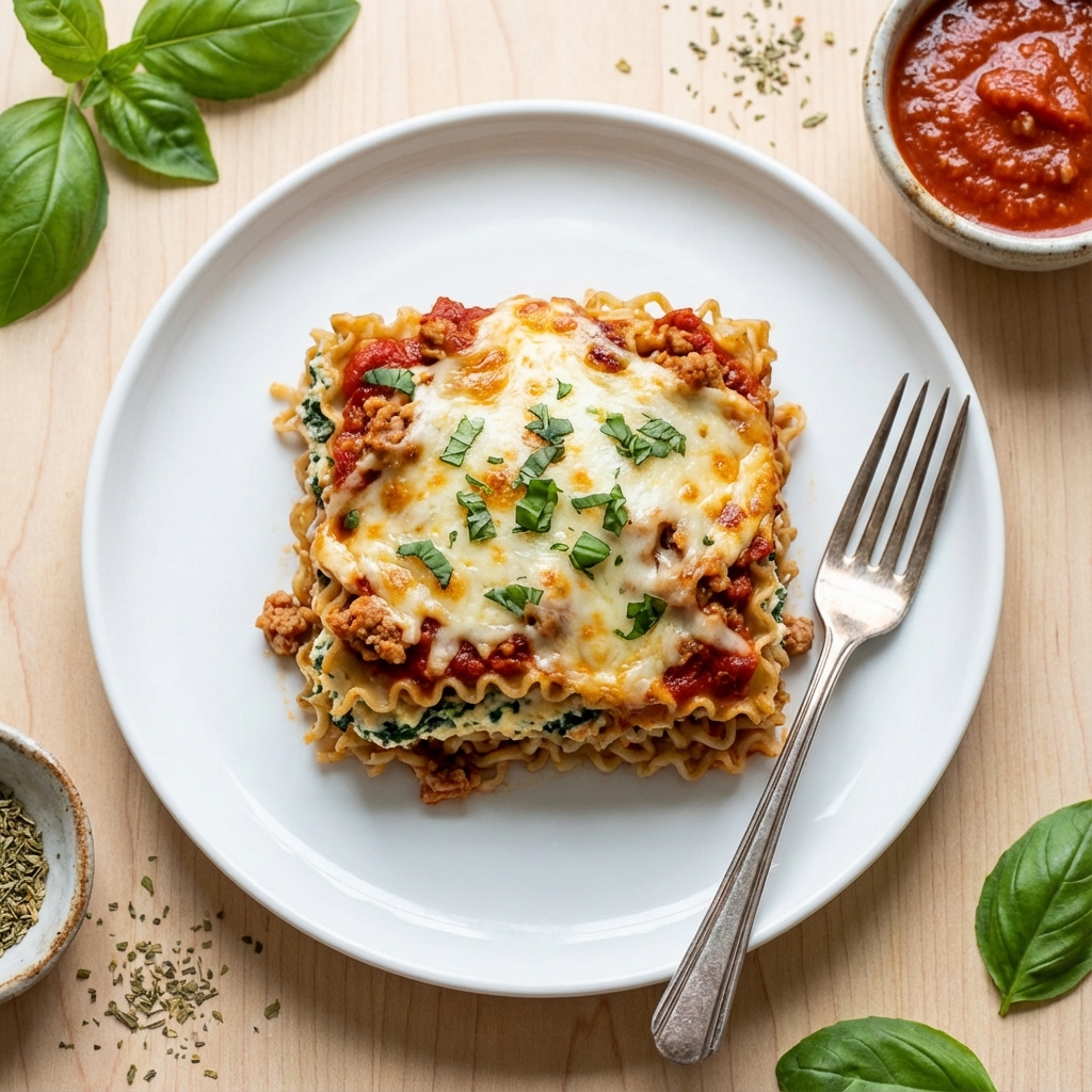 Layered Ramen Noodle Bake