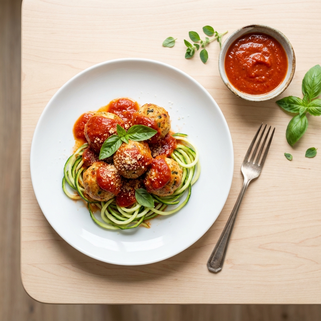 Baked Turkey Herb Meatballs
