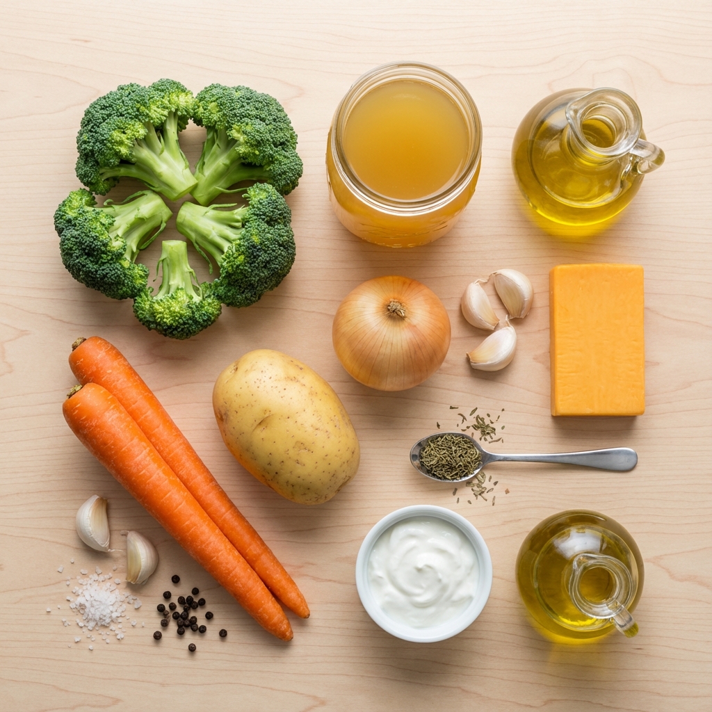 Creamy Broccoli and Carrot Cheddar Soup photo 2