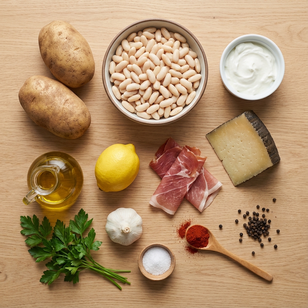 Spanish Manchego and Bean Dip with Oven-Baked Crisps photo 2