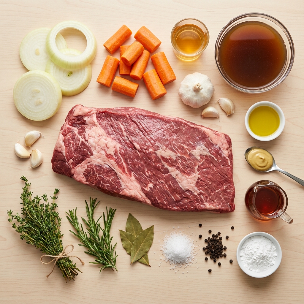 Braised Beef Brisket with Onions and Carrots photo 3