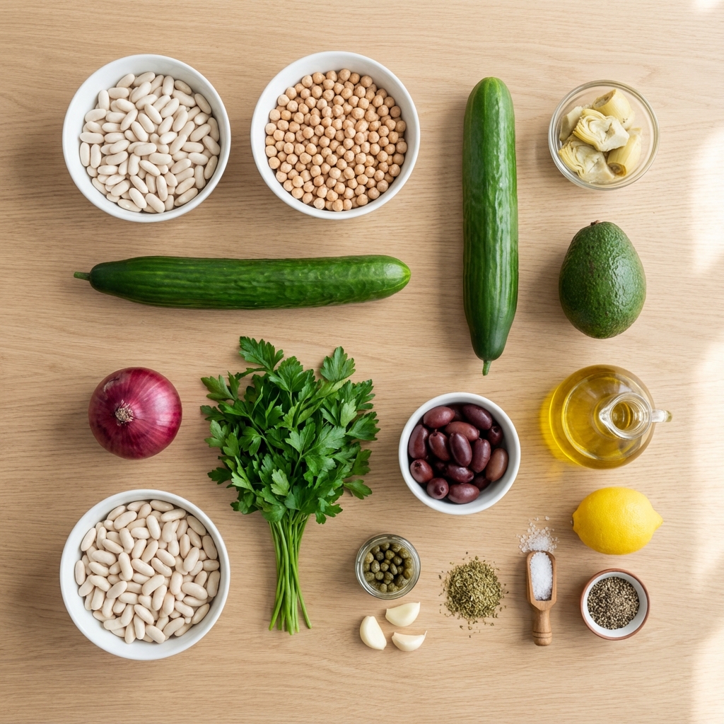 Mediterranean Dense Bean Salad photo 2