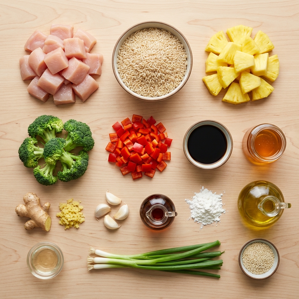 Grilled Pineapple Teriyaki Chicken Bowls photo 2