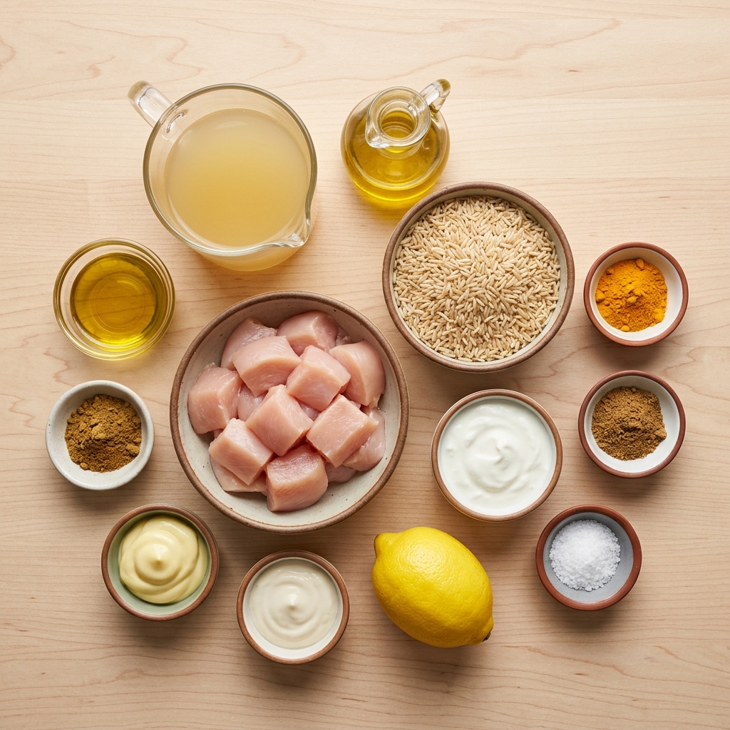 Grilled Halal-Style Chicken and Turmeric Rice photo 2