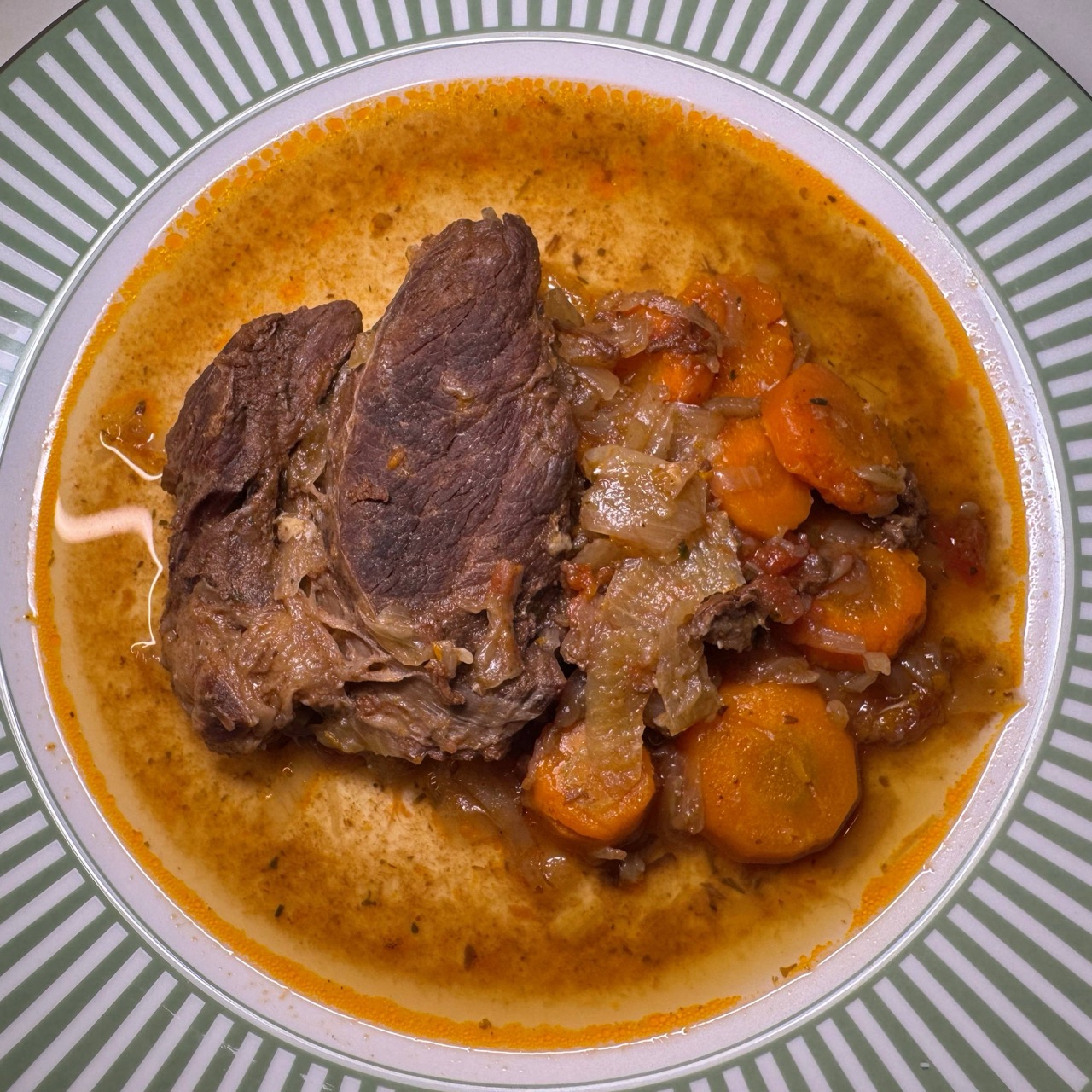 Braised Beef Brisket with Onions and Carrots photo 2