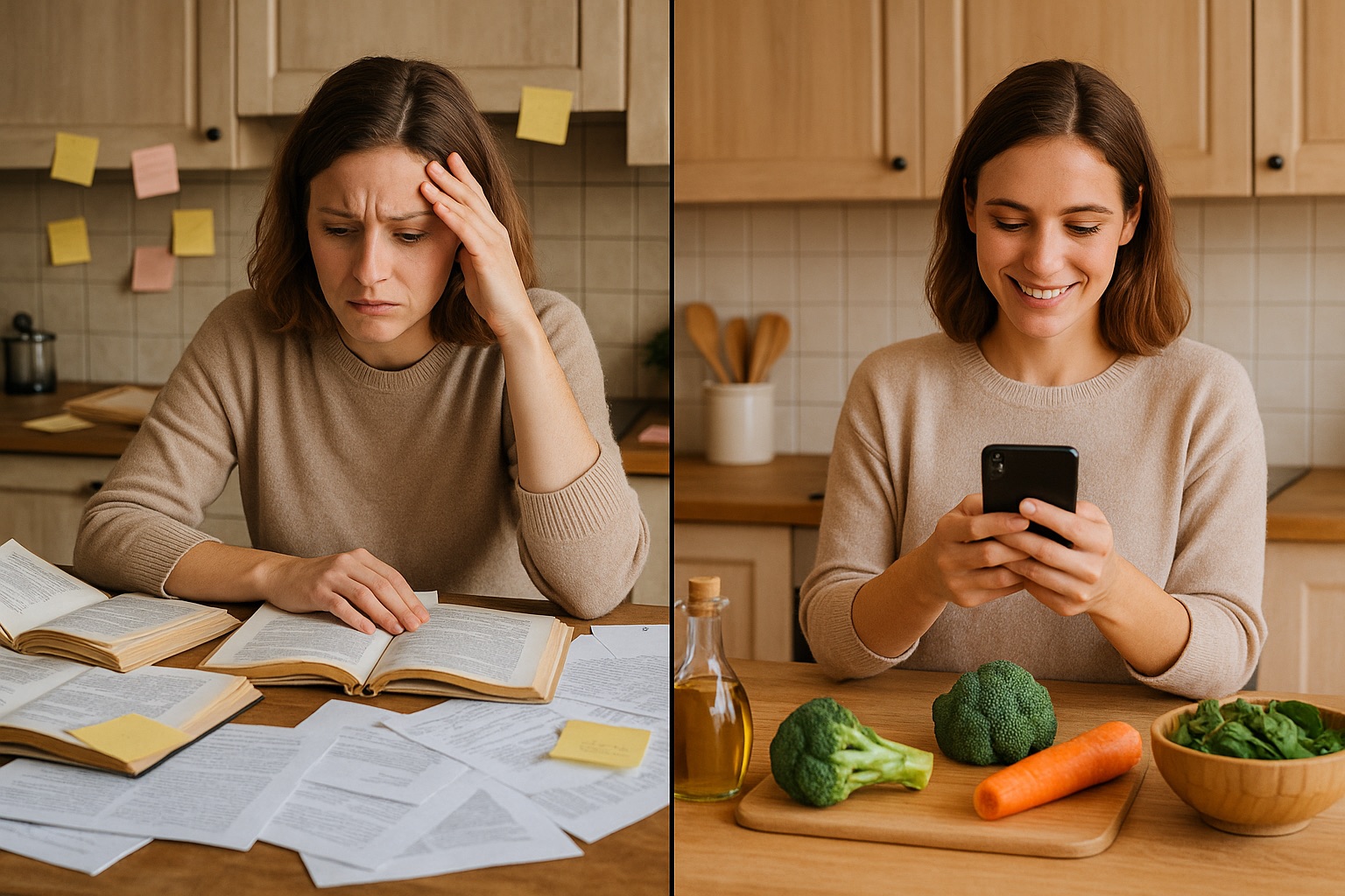 Organized Thanksgiving meal planning with Kale AI